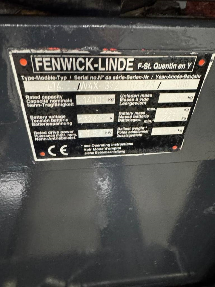 Linde 10848 L14 - Gabelstapler: das Bild 5 Linde 10848 L14 - Gabelstapler: das Bild 5