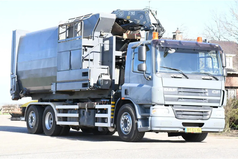 DAF CF75/310 FAN !!KRAAN/HAAK!!PERSCONTAINER!!HIGH PRESURRE CLEANING!!HOGEDRUK REINIGING!!HOCH DRUCK WASHEN SYSTEM!!REINIGING!GEJO B - Abrollkipper, Autokran: das Bild 2 DAF CF75/310 FAN !!KRAAN/HAAK!!PERSCONTAINER!!HIGH PRESURRE CLEANING!!HOGEDRUK REINIGING!!HOCH DRUCK WASHEN SYSTEM!!REINIGING!GEJO B - Abrollkipper, Autokran: das Bild 2