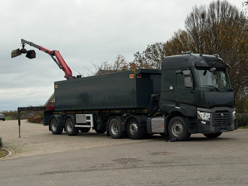 Renault T480 6x2 trekker 262dkm!! TRAILER WITH CRANE FOR SCREED! - Sattelzugmaschine: das Bild 5 Renault T480 6x2 trekker 262dkm!! TRAILER WITH CRANE FOR SCREED! - Sattelzugmaschine: das Bild 5