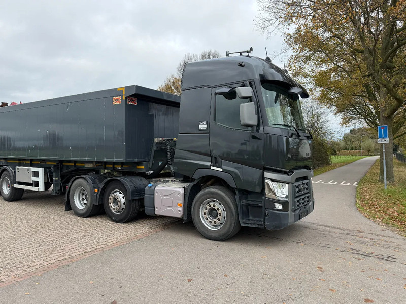 Renault T480 6x2 trekker 262dkm!! TRAILER WITH CRANE FOR SCREED! - Sattelzugmaschine: das Bild 4 Renault T480 6x2 trekker 262dkm!! TRAILER WITH CRANE FOR SCREED! - Sattelzugmaschine: das Bild 4