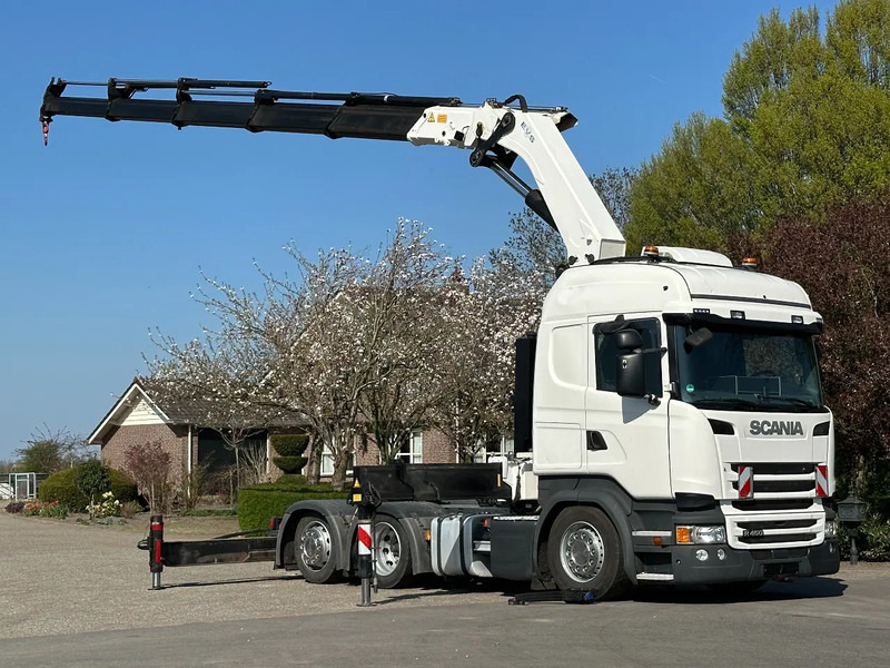 Scania R450 6x2 !!TRACTOR!!!CRANE/GRUE/HMF 50TM!!TOP!EURO6!! - Sattelzugmaschine: das Bild 3 Scania R450 6x2 !!TRACTOR!!!CRANE/GRUE/HMF 50TM!!TOP!EURO6!! - Sattelzugmaschine: das Bild 3