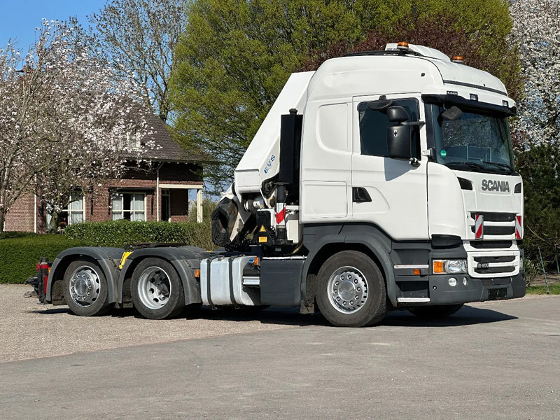 Scania R450 6x2 !!TRACTOR!!!CRANE/GRUE/HMF 50TM!!TOP!EURO6!! - Sattelzugmaschine: das Bild 5 Scania R450 6x2 !!TRACTOR!!!CRANE/GRUE/HMF 50TM!!TOP!EURO6!! - Sattelzugmaschine: das Bild 5