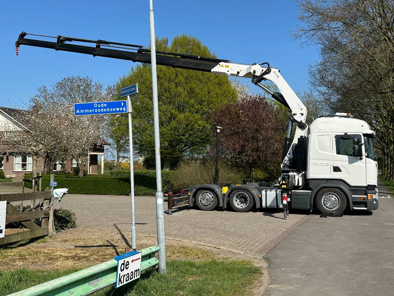 Scania R450 6x2 !!TRACTOR!!!CRANE/GRUE/HMF 50TM!!TOP!EURO6!! - Sattelzugmaschine: das Bild 4 Scania R450 6x2 !!TRACTOR!!!CRANE/GRUE/HMF 50TM!!TOP!EURO6!! - Sattelzugmaschine: das Bild 4