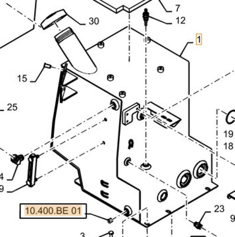 Case 47395718 - Hydrauliktank für Baumaschine: das Bild 1 Case 47395718 - Hydrauliktank für Baumaschine: das Bild 1
