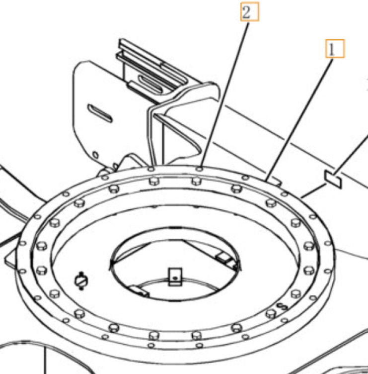 Case PH40F00004F1 - 72284218 - Drehkranz für Baumaschine: das Bild 1 Case PH40F00004F1 - 72284218 - Drehkranz für Baumaschine: das Bild 1