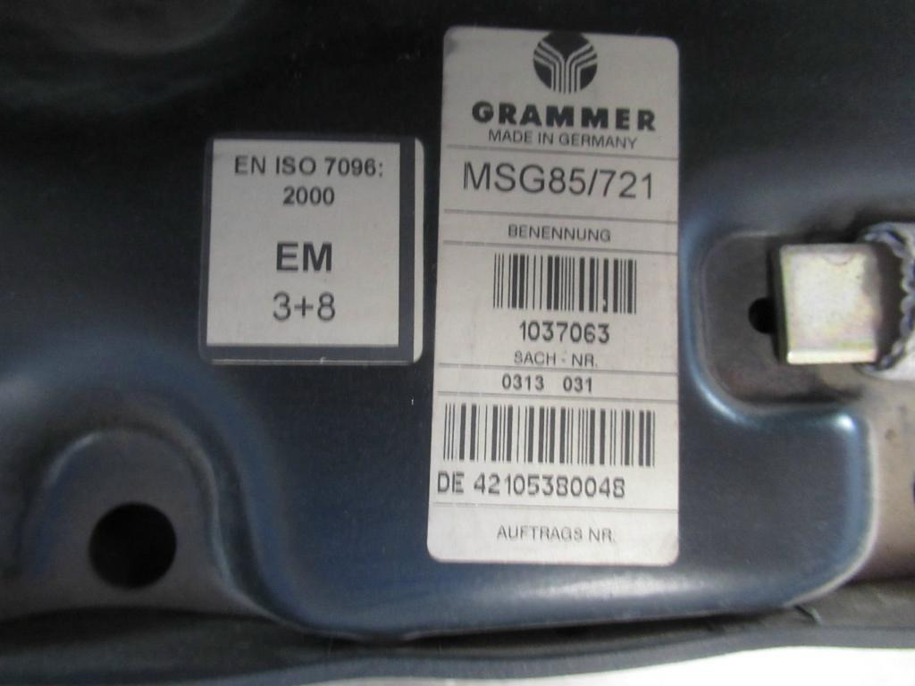 Grammer MSG85/721 - - Sitz für Baumaschine: das Bild 3 Grammer MSG85/721 - - Sitz für Baumaschine: das Bild 3