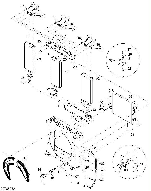 Kühler für Baumaschine neu kaufen Hitachi 4682289: das Bild 7 Kühler für Baumaschine neu kaufen Hitachi 4682289: das Bild 7