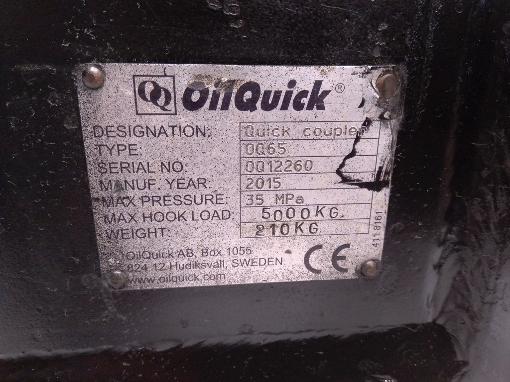 Oilquick OQ65 - - Schnellwechsler für Baumaschine: das Bild 5 Oilquick OQ65 - - Schnellwechsler für Baumaschine: das Bild 5