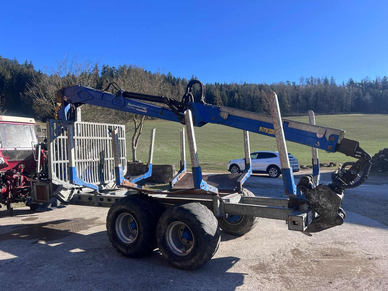 Binderberger RW14 mit Penz BP 8000L Kran - Rückewagen: das Bild 4 Binderberger RW14 mit Penz BP 8000L Kran - Rückewagen: das Bild 4