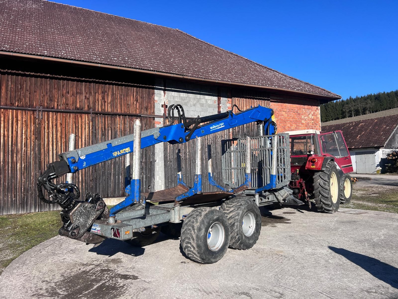 Binderberger RW14 mit Penz BP 8000L Kran - Rückewagen: das Bild 2 Binderberger RW14 mit Penz BP 8000L Kran - Rückewagen: das Bild 2