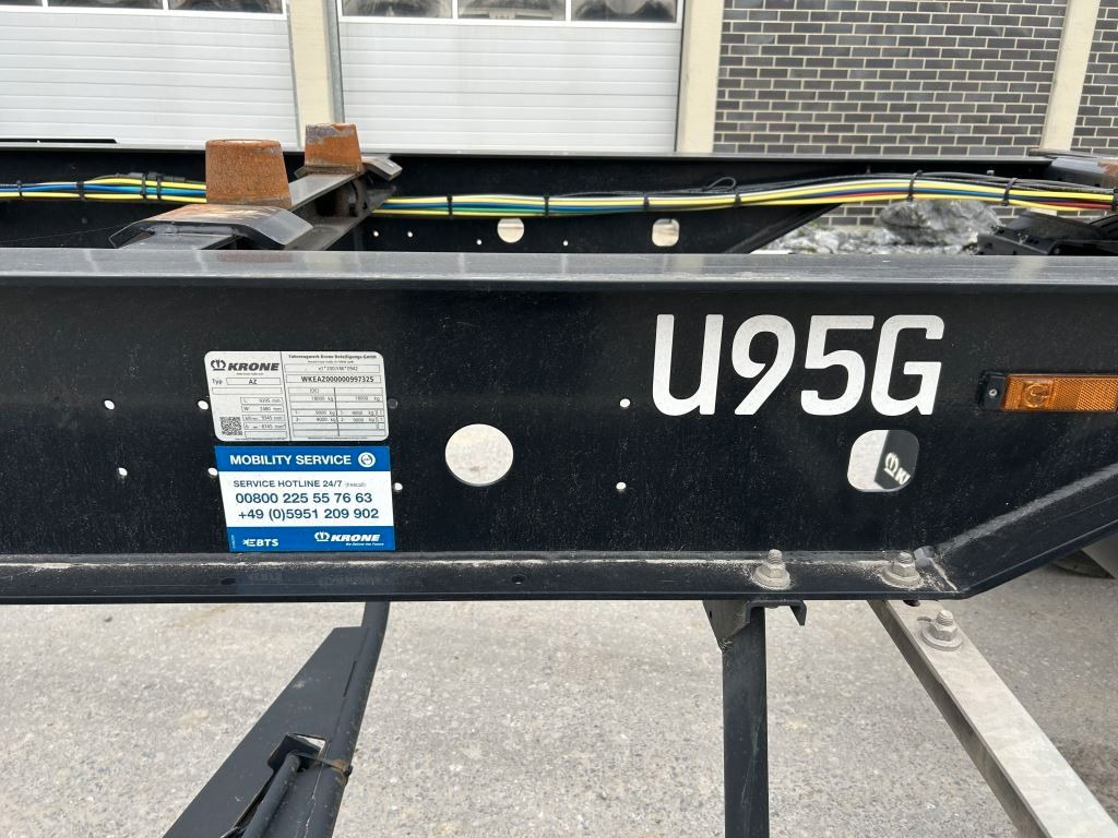Krone 2 Achswechselfahrgestell, Typ: AZW 18 eL3B9 - Container/ Wechselfahrgestell Anhänger: das Bild 3 Krone 2 Achswechselfahrgestell, Typ: AZW 18 eL3B9 - Container/ Wechselfahrgestell Anhänger: das Bild 3