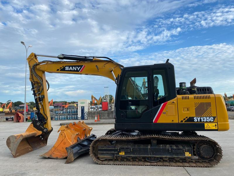 Sany SY 135 - Kettenbagger: das Bild 1 Sany SY 135 - Kettenbagger: das Bild 1