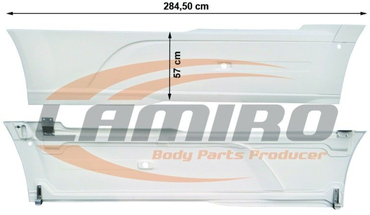 Aeropack/ Spoiler für LKW neu kaufen DAF XF 106 SIDE FAIRING RIGHT SET DAF XF 106 SIDE FAIRING RIGHT SET: das Bild 1