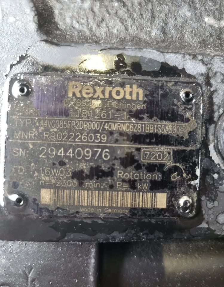 POMPA REXROTH A4VG085EP2DP000/40MRNC6Z81BB1BB1S5AS00 - Ersatzteile: das Bild 2 POMPA REXROTH A4VG085EP2DP000/40MRNC6Z81BB1BB1S5AS00 - Ersatzteile: das Bild 2