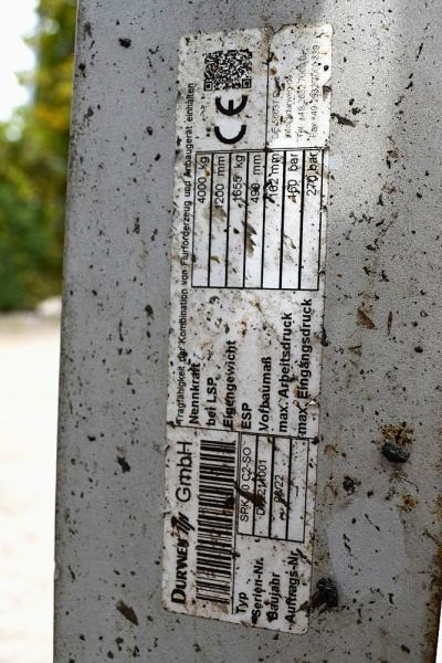 DURWEN SPK 80 C2, Breite 2.260 mm - Gabel: das Bild 1 DURWEN SPK 80 C2, Breite 2.260 mm - Gabel: das Bild 1