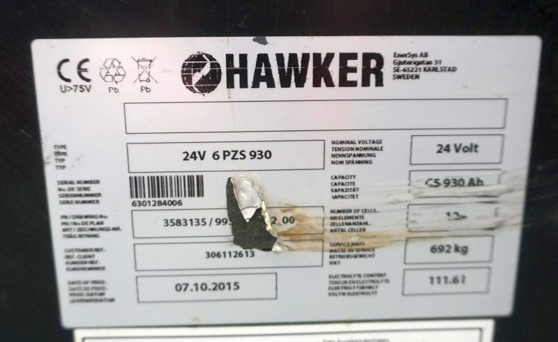 HAWKER 24 Volt 6 PzS 930 Ah - Batterie: das Bild 4 HAWKER 24 Volt 6 PzS 930 Ah - Batterie: das Bild 4