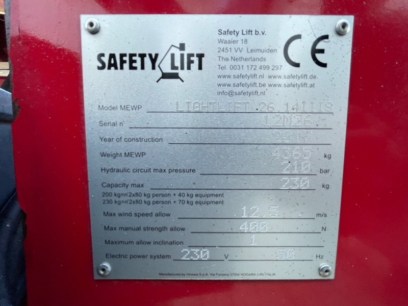 Hinowa Lightlift 26.14 IIIS - Gelenkarmbühne: das Bild 3 Hinowa Lightlift 26.14 IIIS - Gelenkarmbühne: das Bild 3