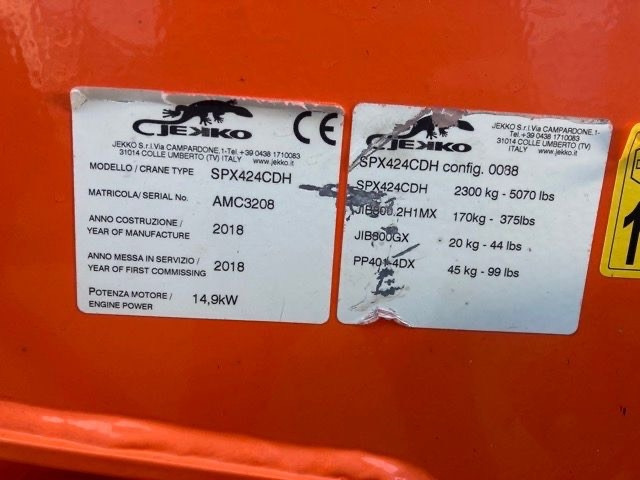 Jekko SPX 424 CDH - Minikran: das Bild 3 Jekko SPX 424 CDH - Minikran: das Bild 3