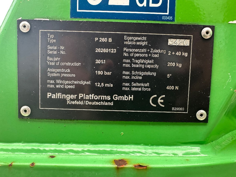 Palfinger P 260 B op Nissan Cabstar - LKW mit Arbeitsbühne: das Bild 4 Palfinger P 260 B op Nissan Cabstar - LKW mit Arbeitsbühne: das Bild 4
