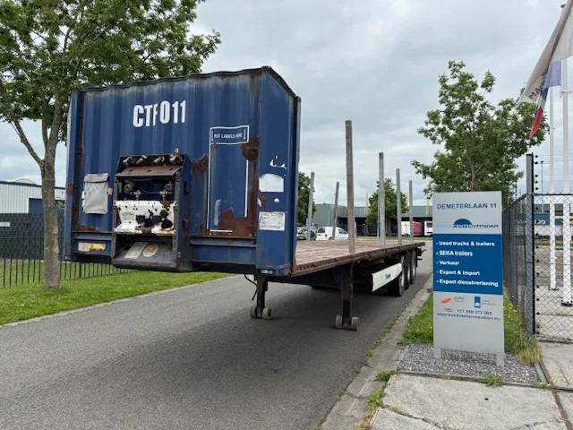 Krone SD Flatbed met rongen 41 ton standard chassis - Pritschenauflieger/ Plattformauflieger: das Bild 1 Krone SD Flatbed met rongen 41 ton standard chassis - Pritschenauflieger/ Plattformauflieger: das Bild 1