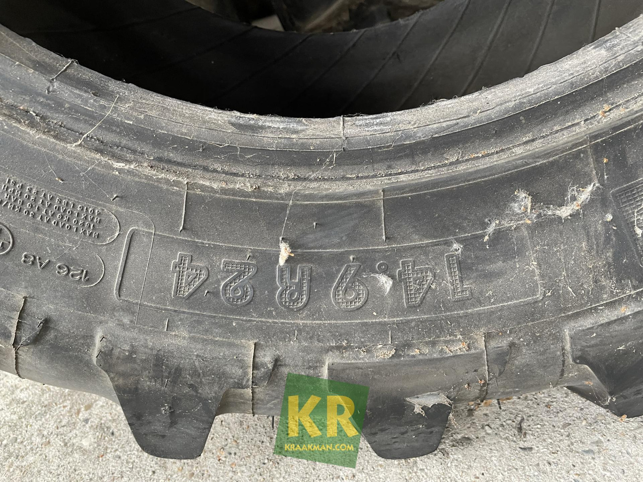 Agribib 14.9R24 126A8 band Michelin - Reifen für Landmaschine: das Bild 5 Agribib 14.9R24 126A8 band Michelin - Reifen für Landmaschine: das Bild 5