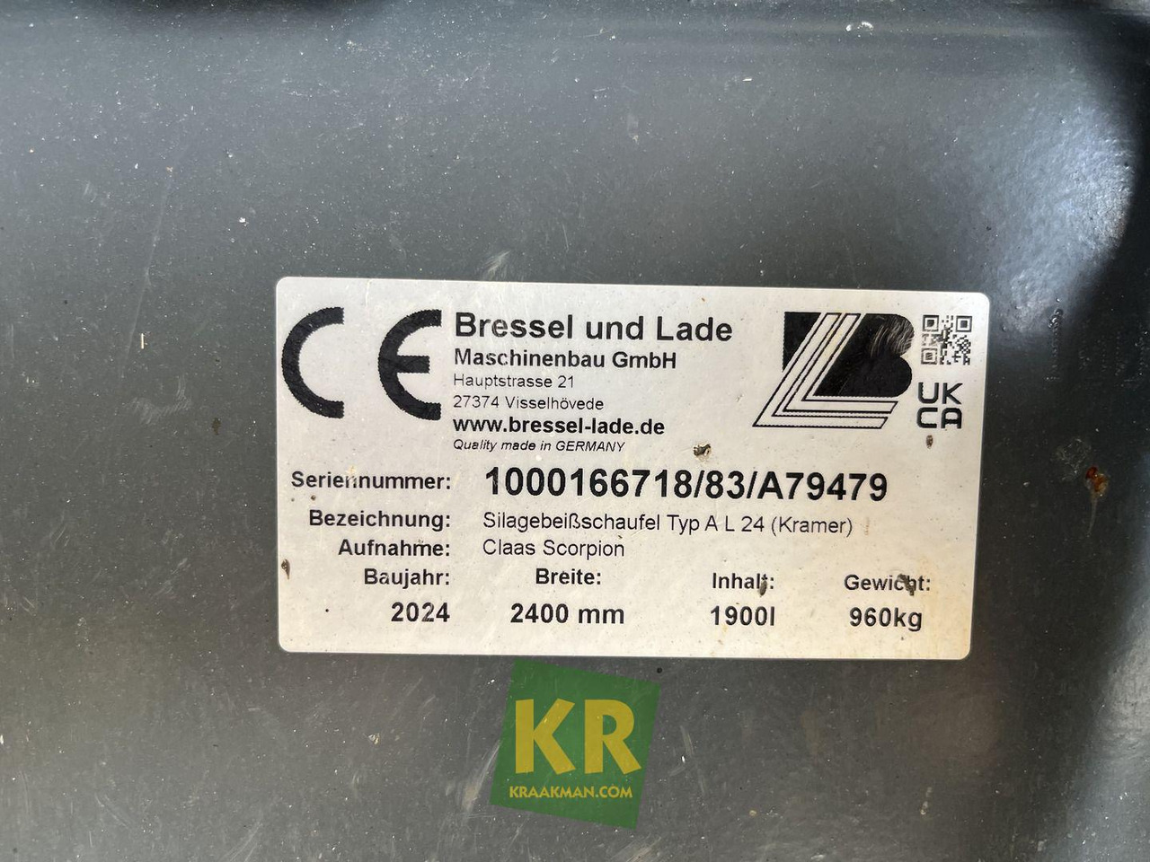 Kramer Voorzetstukken - Ladeschaufel: das Bild 5 Kramer Voorzetstukken - Ladeschaufel: das Bild 5