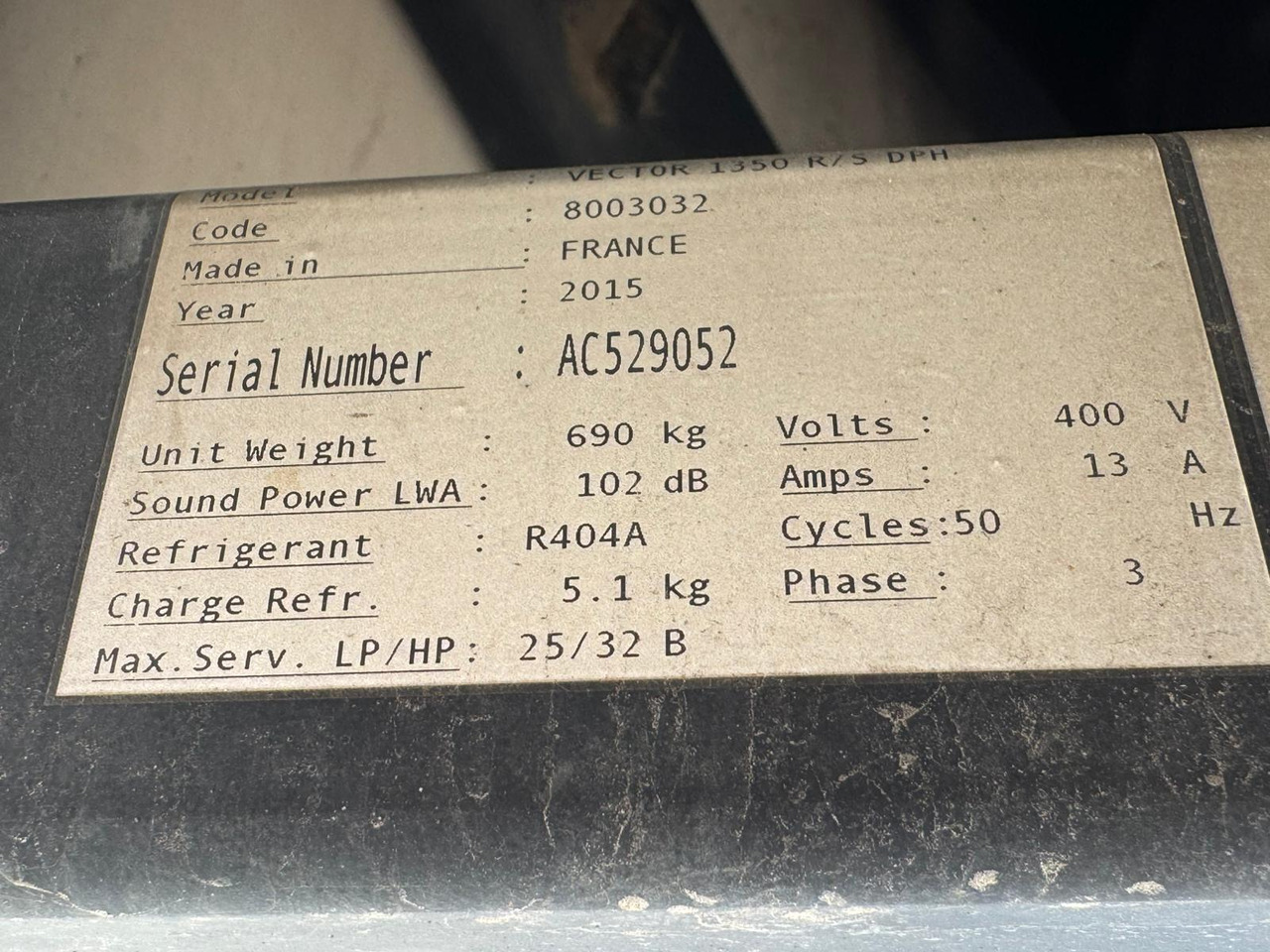 Gray and Adams 2016 Vector 1350 – MJG039 - Kühlkoffer Auflieger: das Bild 2 Gray and Adams 2016 Vector 1350 – MJG039 - Kühlkoffer Auflieger: das Bild 2