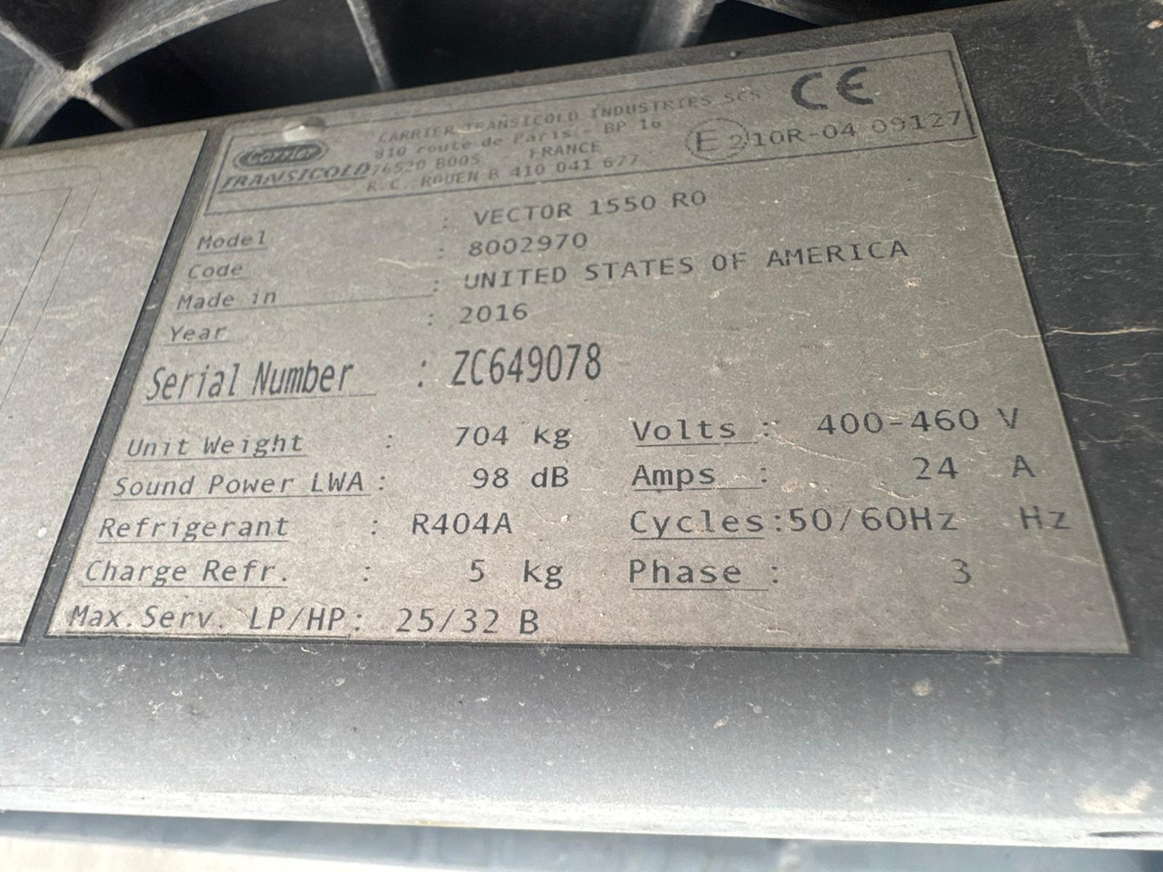 Gray and Adams 2017 Vector 1550 – 201786 - Kühlkoffer Auflieger: das Bild 4 Gray and Adams 2017 Vector 1550 – 201786 - Kühlkoffer Auflieger: das Bild 4