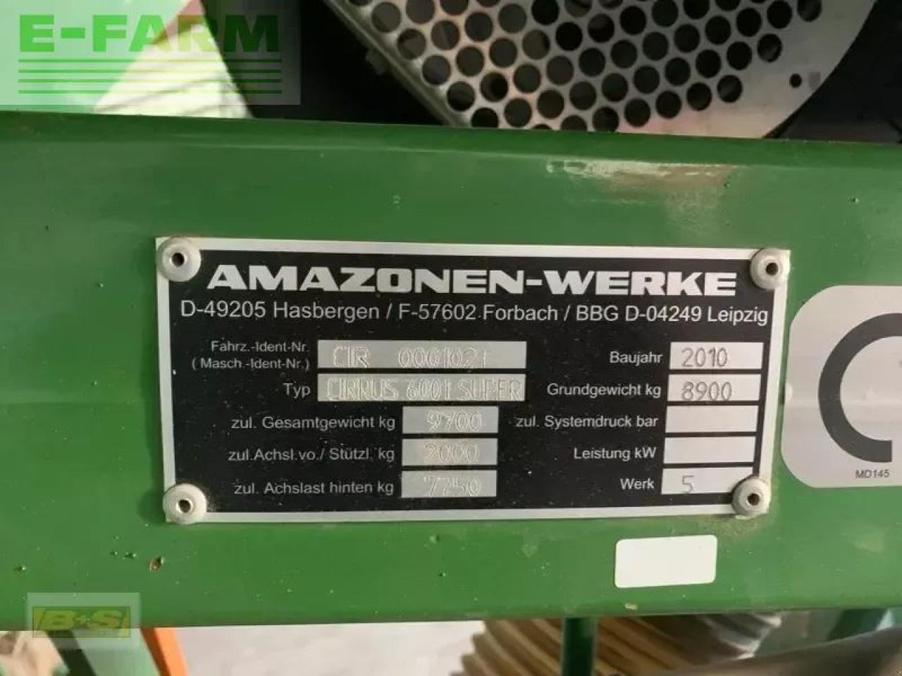 Amazone cirrus 6091 super - Sämaschine: das Bild 3 Amazone cirrus 6091 super - Sämaschine: das Bild 3
