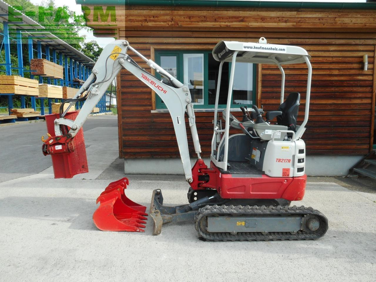 Takeuchi tb217 mit powertilt + hydr. sw ( neue löffel ) - Andere Technik: das Bild 1 Takeuchi tb217 mit powertilt + hydr. sw ( neue löffel ) - Andere Technik: das Bild 1