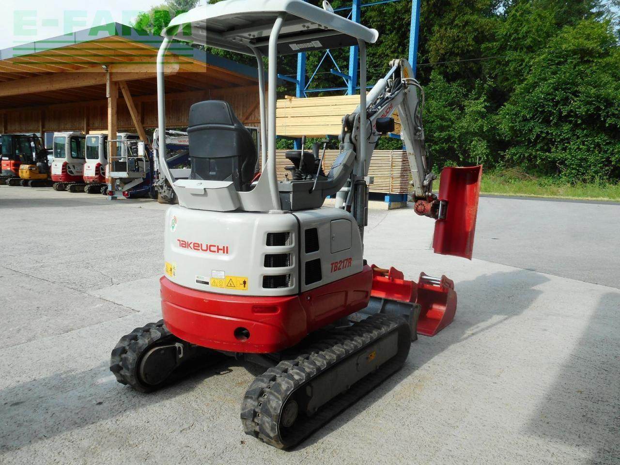 Takeuchi tb217 mit powertilt + hydr. sw ( neue löffel ) - Andere Technik: das Bild 4 Takeuchi tb217 mit powertilt + hydr. sw ( neue löffel ) - Andere Technik: das Bild 4