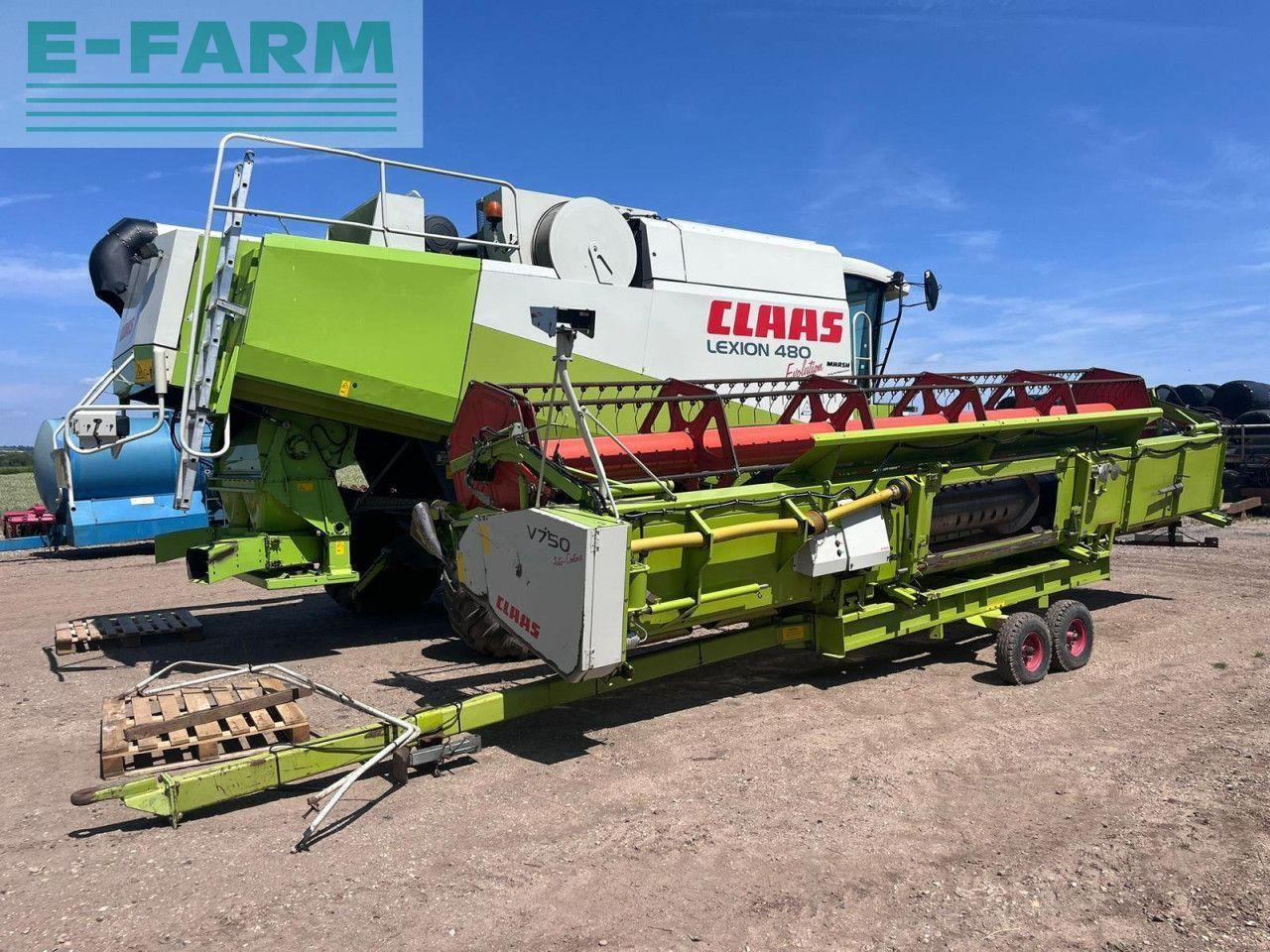 CLAAS LEXION 480 EVOLUTION TT - Mähdrescher: das Bild 2 CLAAS LEXION 480 EVOLUTION TT - Mähdrescher: das Bild 2