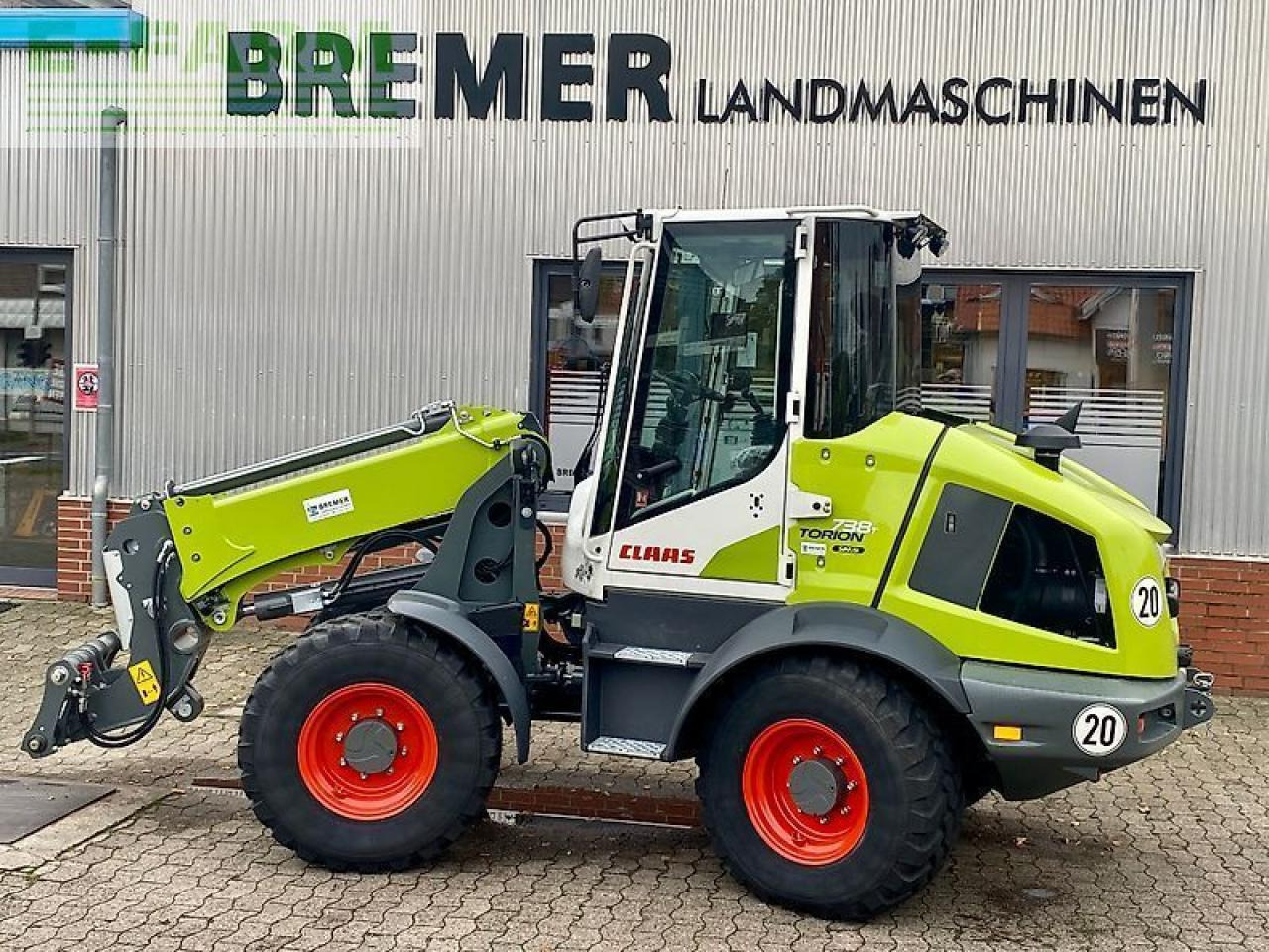 Radlader CLAAS torion 738 t, sinus, 40 km/h, technikjahr 2024: das Bild 18
