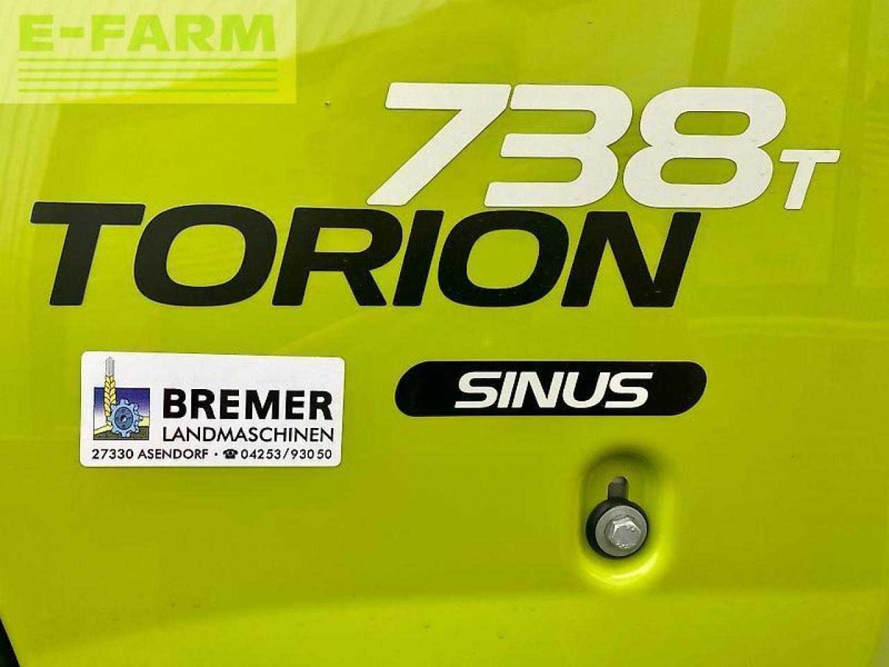 Radlader CLAAS torion 738 t, sinus, 40 km/h, technikjahr 2024: das Bild 13