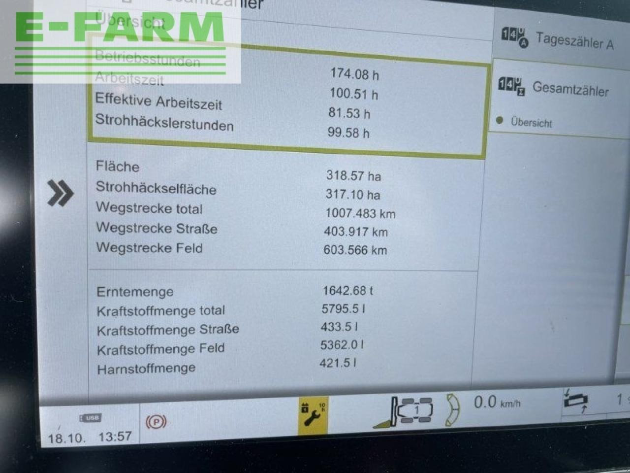 Mähdrescher CLAAS trion 750: das Bild 8