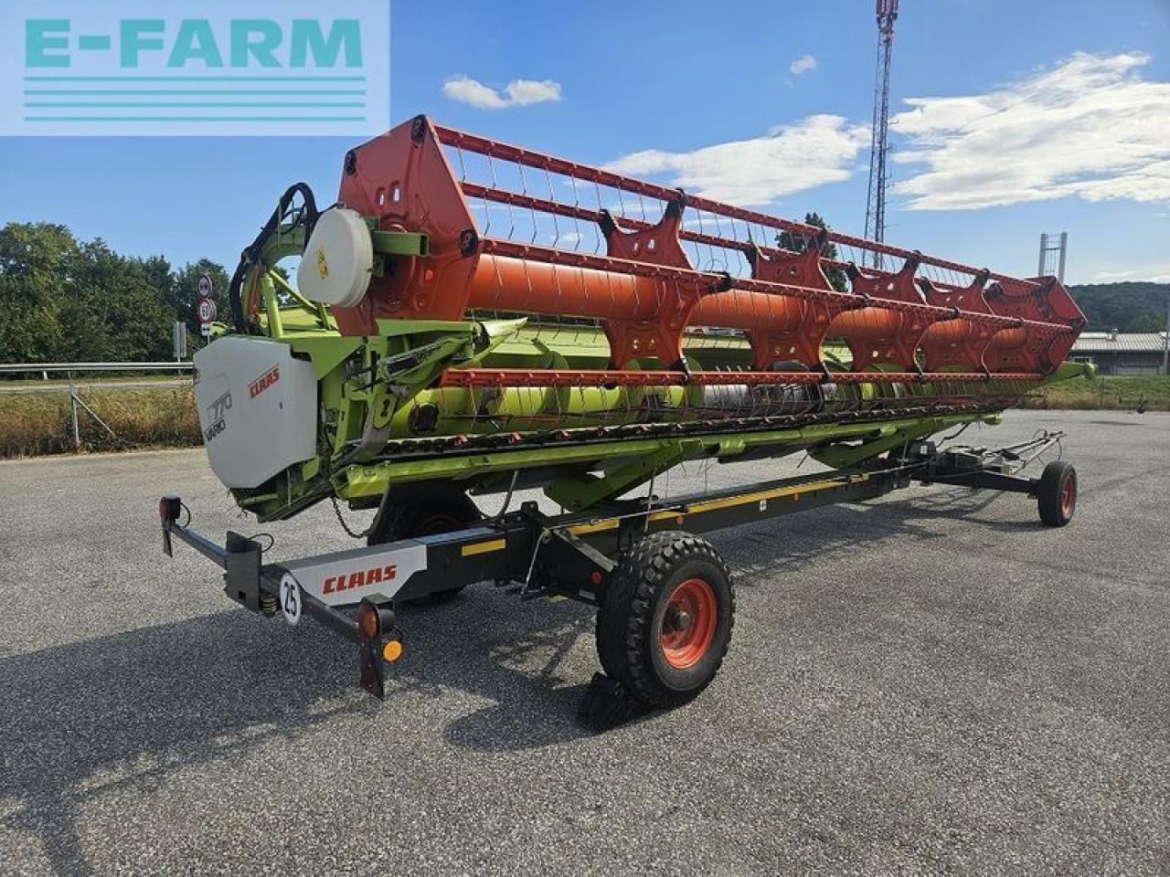 CLAAS vario 770 + rapstrenner + transportwagen - Schneidwerk: das Bild 5 CLAAS vario 770 + rapstrenner + transportwagen - Schneidwerk: das Bild 5