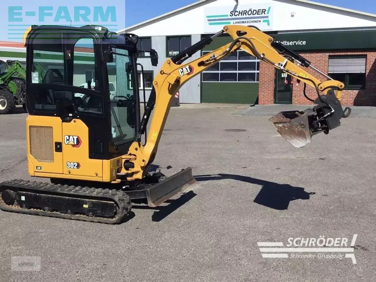 Caterpillar 302 cr / garantie / inkl. 2x löffel - Minibagger: das Bild 4 Caterpillar 302 cr / garantie / inkl. 2x löffel - Minibagger: das Bild 4