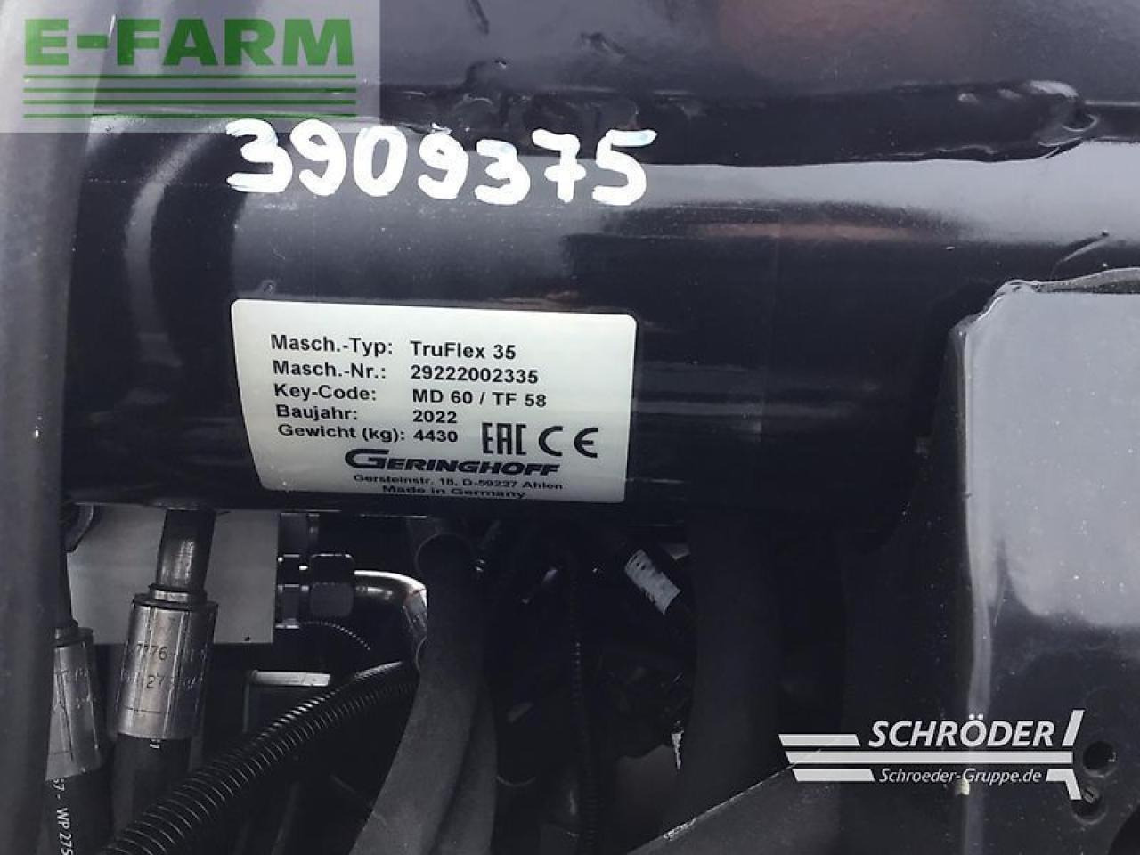 Geringhoff 10,65m bandschneidwerk truflex 35 +wagen - Ernteforsatz für Häcksler: das Bild 3 Geringhoff 10,65m bandschneidwerk truflex 35 +wagen - Ernteforsatz für Häcksler: das Bild 3