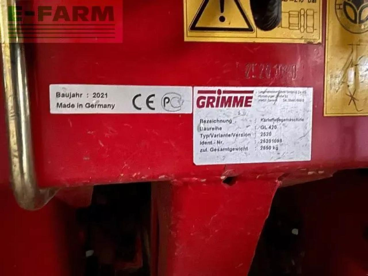 Grimme gl420 - Kartoffelroder: das Bild 5 Grimme gl420 - Kartoffelroder: das Bild 5