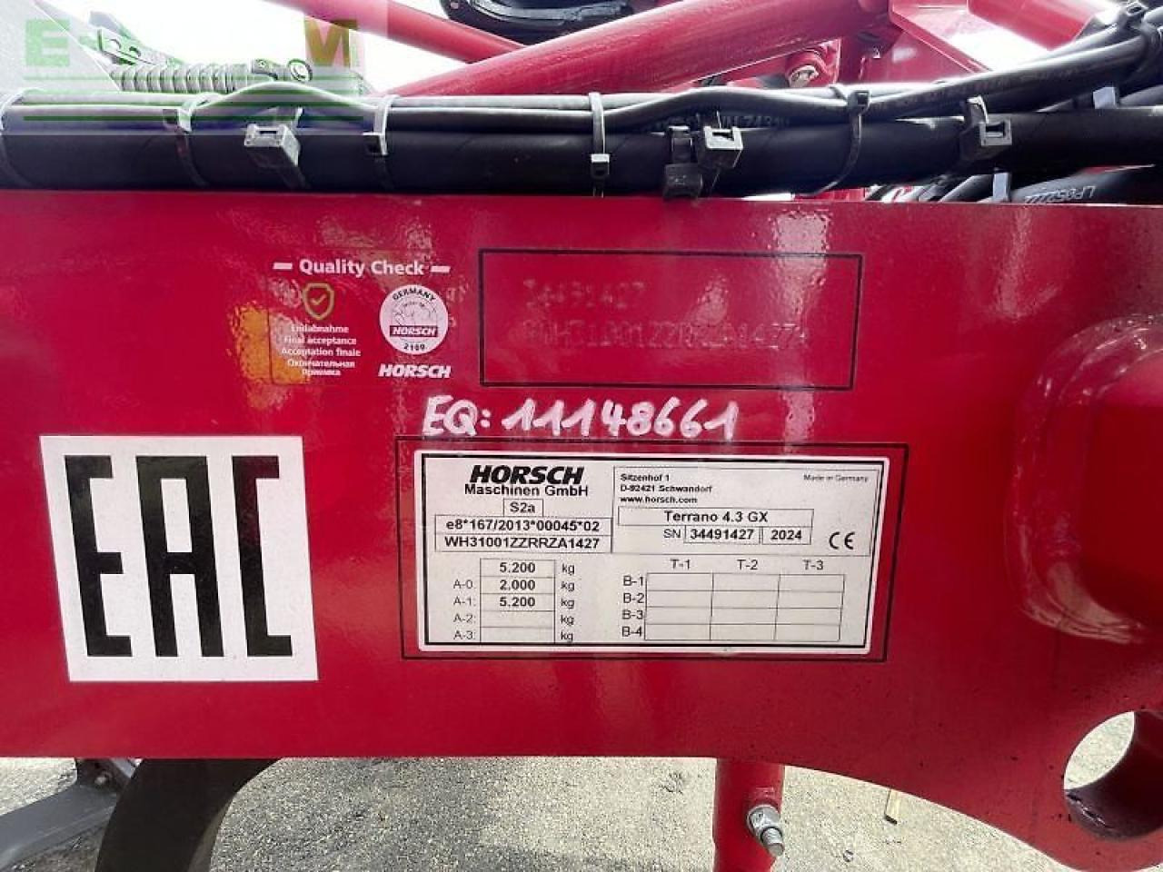 Grubber Horsch terrano 4.3 gx: das Bild 7 Grubber Horsch terrano 4.3 gx: das Bild 7