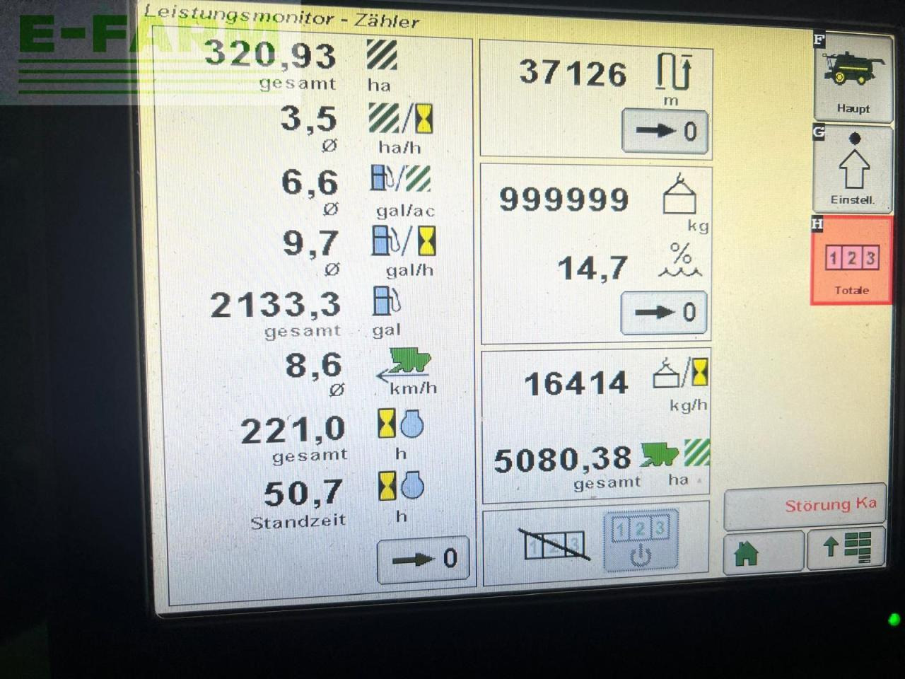 Mähdrescher John Deere T670: das Bild 15 Mähdrescher John Deere T670: das Bild 15