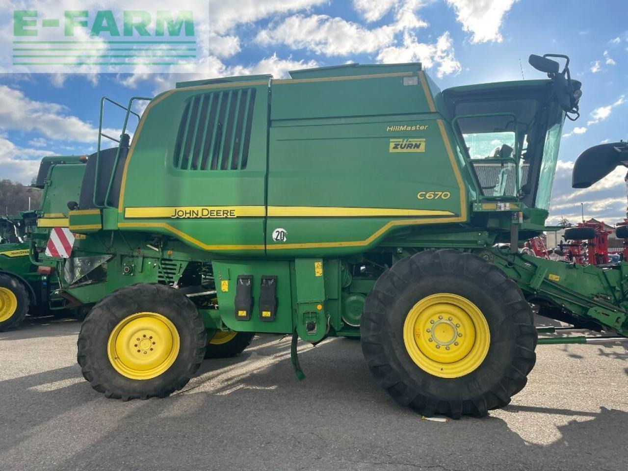 John Deere c670 cts hillmaster - Mähdrescher: das Bild 1 John Deere c670 cts hillmaster - Mähdrescher: das Bild 1