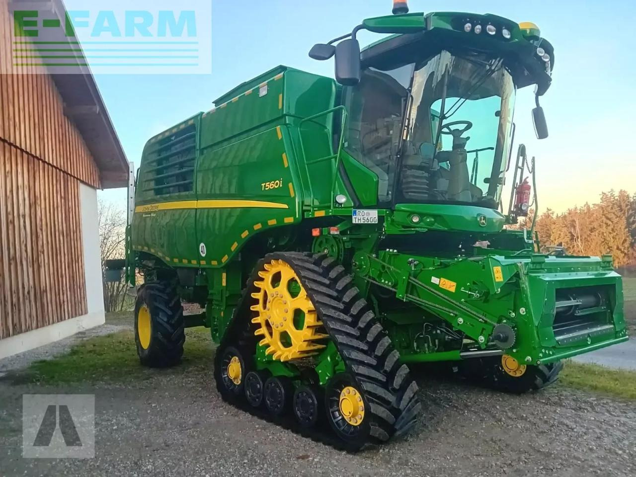 John Deere t 560 i - Mähdrescher: das Bild 1 John Deere t 560 i - Mähdrescher: das Bild 1