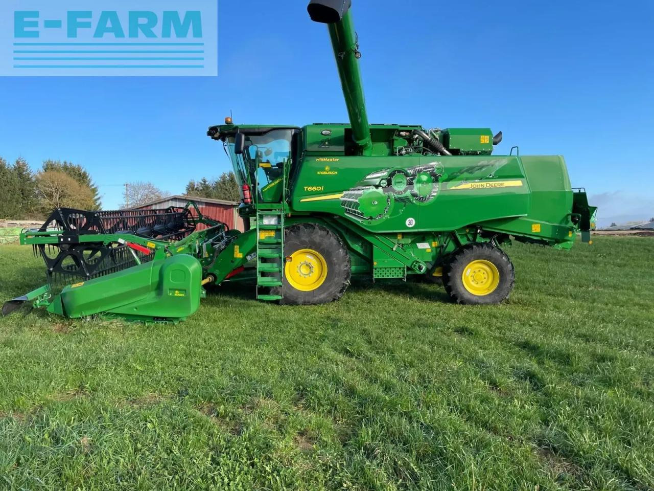 John Deere t 660i hm - Mähdrescher: das Bild 1 John Deere t 660i hm - Mähdrescher: das Bild 1