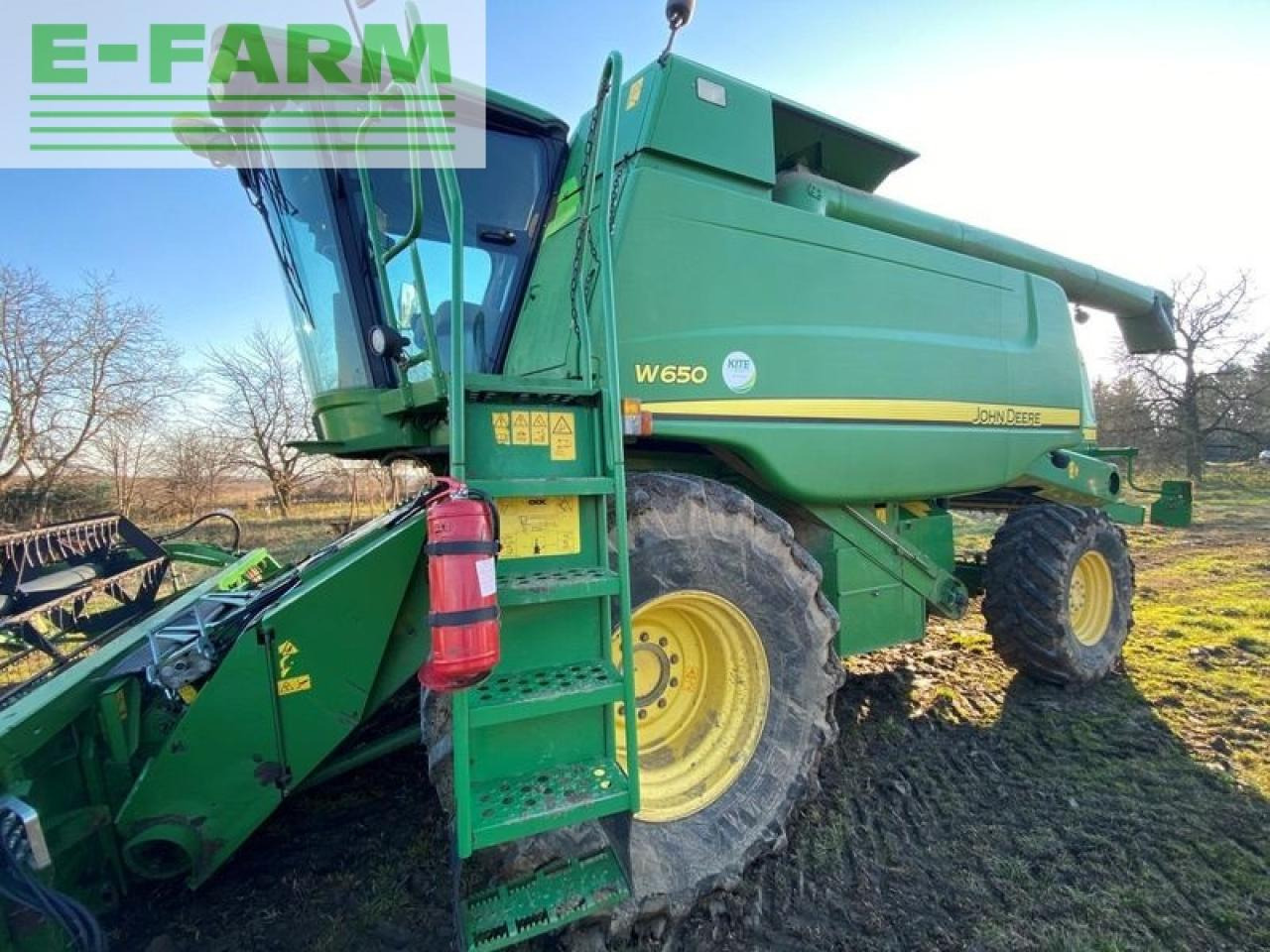 Mähdrescher John Deere w650: das Bild 8