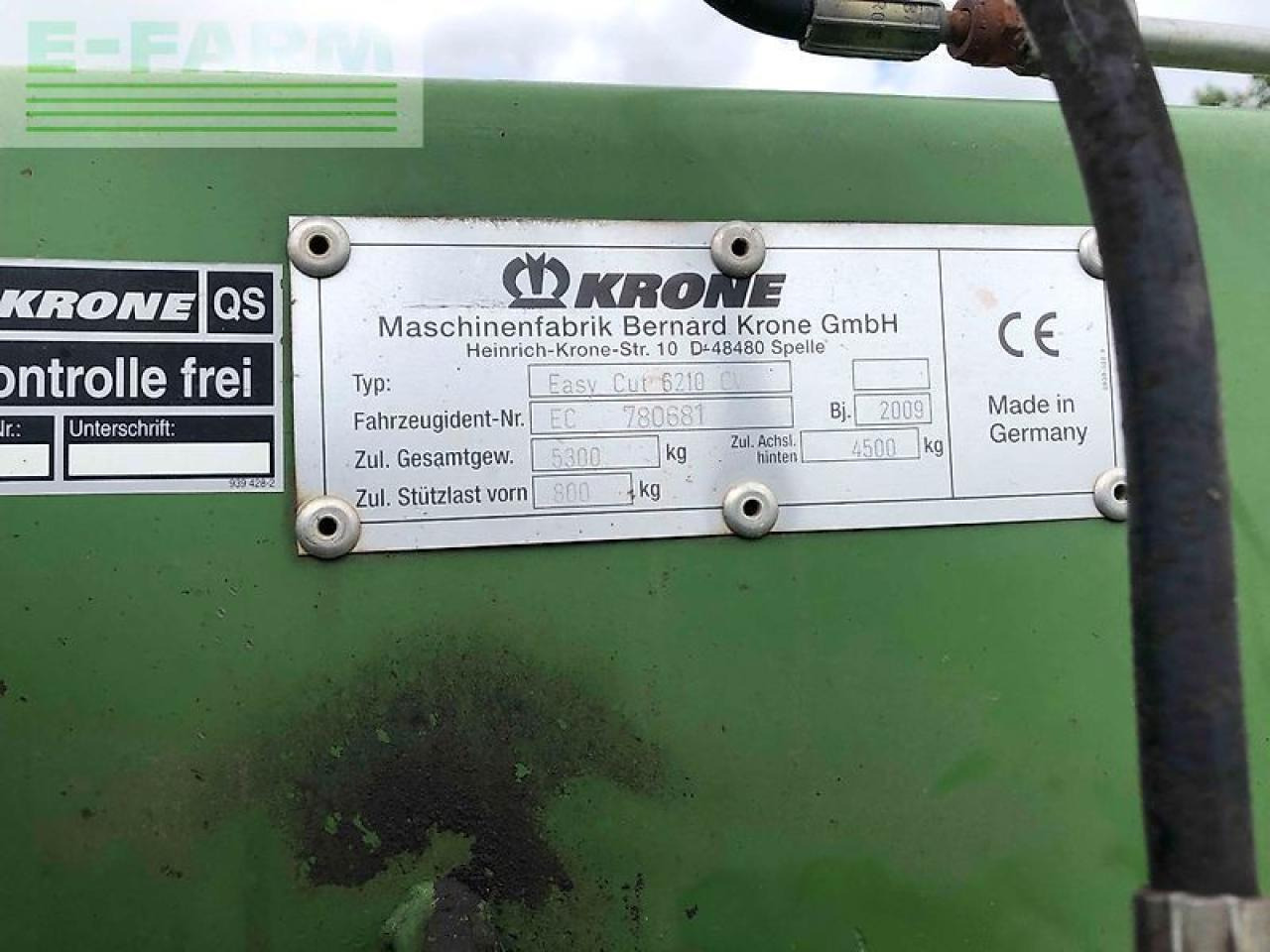 Krone easy cut 6210 cv - Mähwerk: das Bild 5 Krone easy cut 6210 cv - Mähwerk: das Bild 5