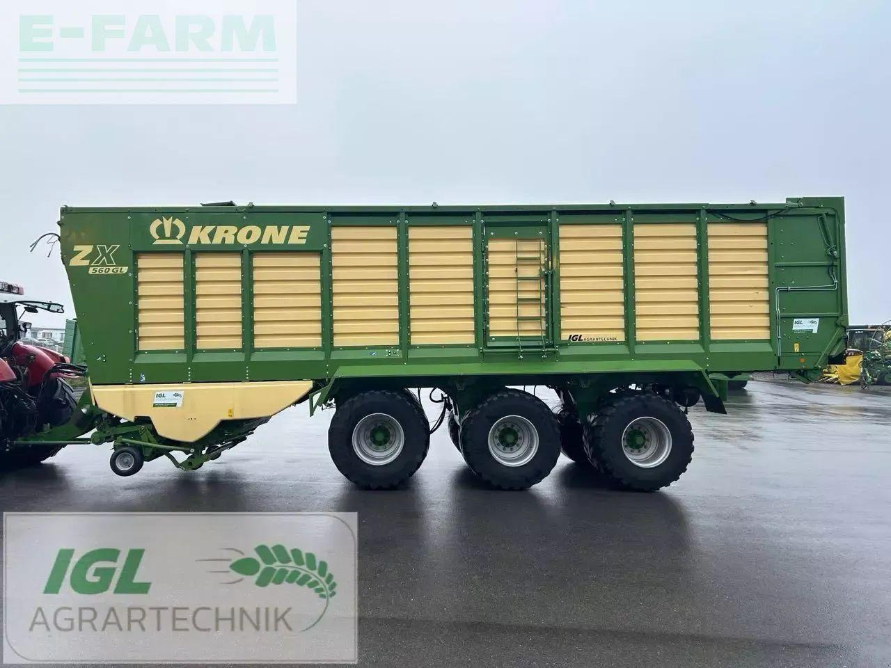 Krone zx 560 gl - Ladewagen: das Bild 3 Krone zx 560 gl - Ladewagen: das Bild 3