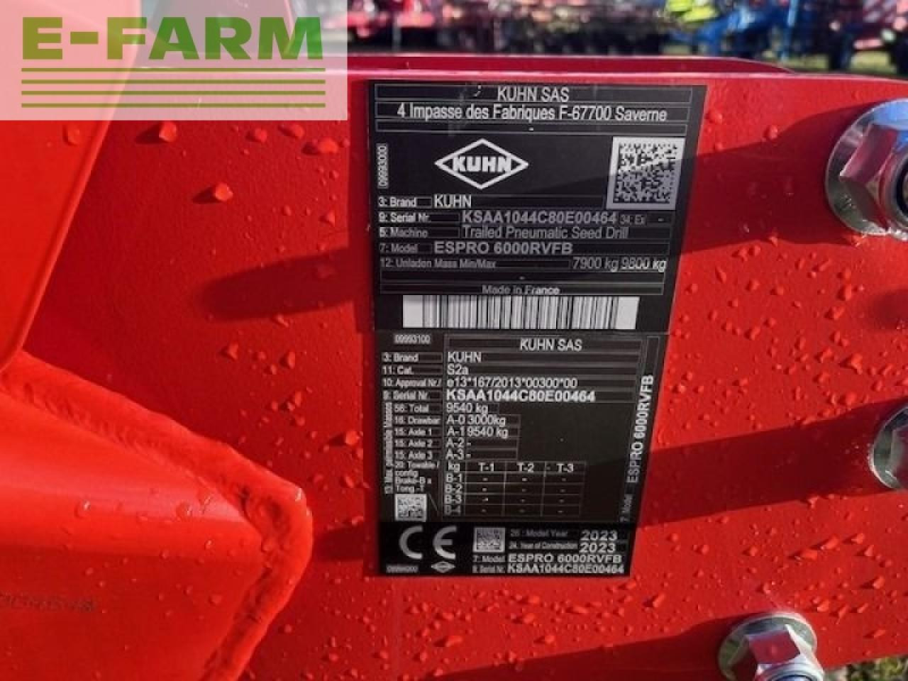 Kuhn espro r 6000 vistaflow - Sämaschine: das Bild 2 Kuhn espro r 6000 vistaflow - Sämaschine: das Bild 2