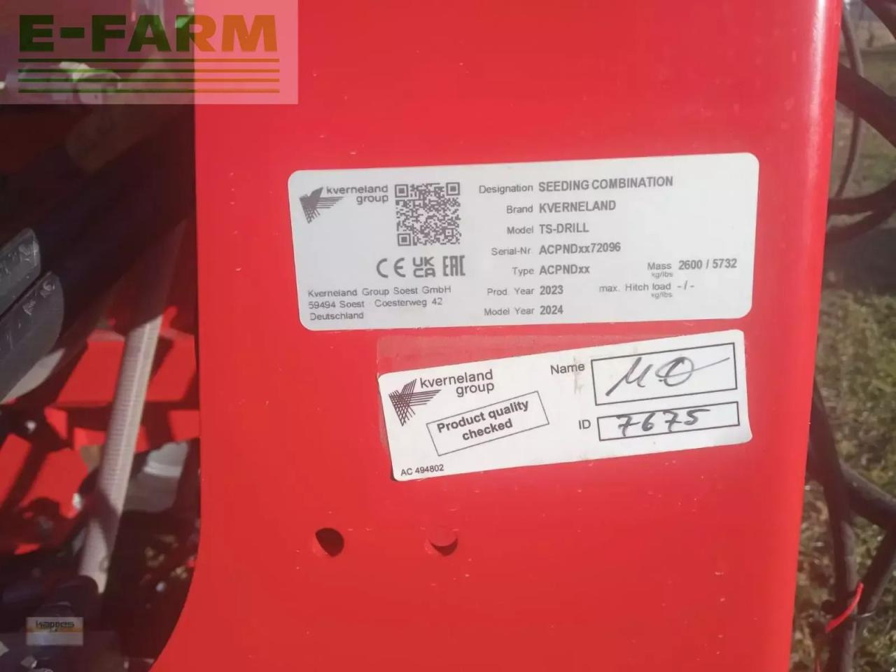 Kverneland tsdrill - Sämaschine: das Bild 5 Kverneland tsdrill - Sämaschine: das Bild 5