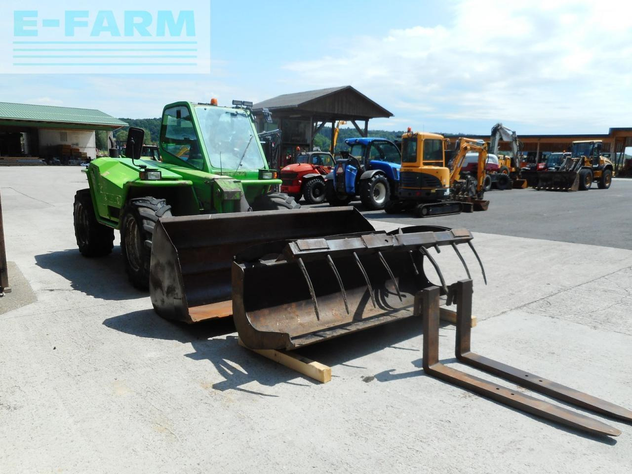 Merlo p33.7kt mit schaufel + greiferschaufel + gabel - Teleskoplader: das Bild 5 Merlo p33.7kt mit schaufel + greiferschaufel + gabel - Teleskoplader: das Bild 5